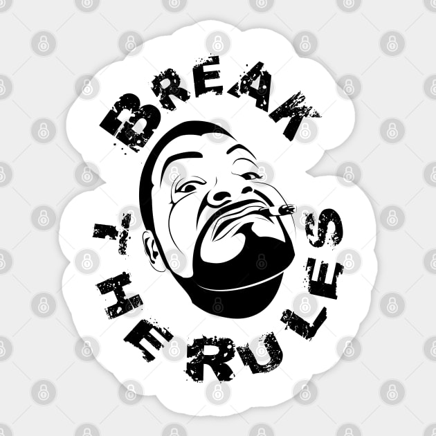 Koksmann Break the Rules Sticker by pASob